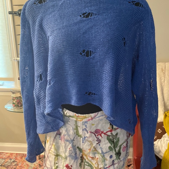 Grizas 100% linen long sleeve sweater - Picture 1 of 8